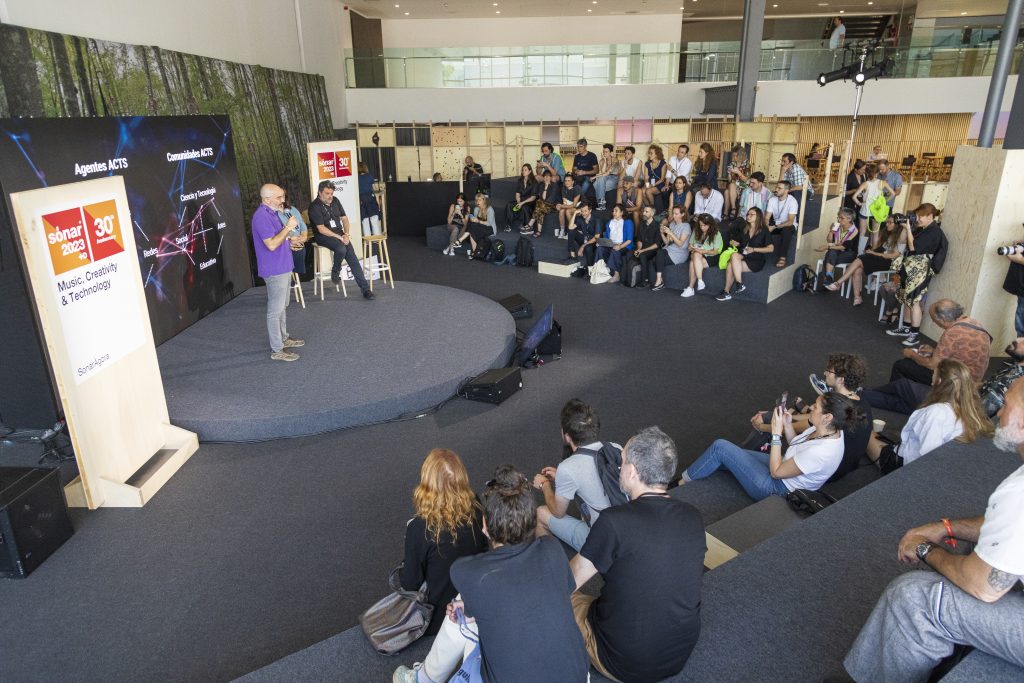 Presentació de la Red ACTS al Sónar+D / Arnau Rovira Presentació de la Red ACTS al Sónar+D / Arnau Rovira